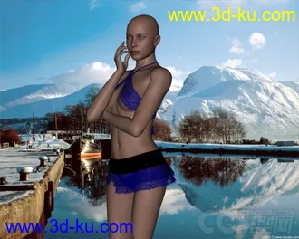 比基尼美女模型的图片