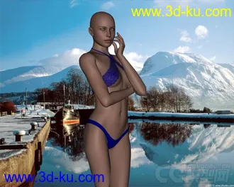 比基尼美女模型的图片