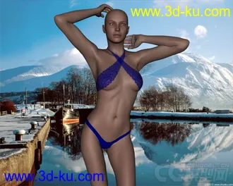 比基尼美女模型的图片