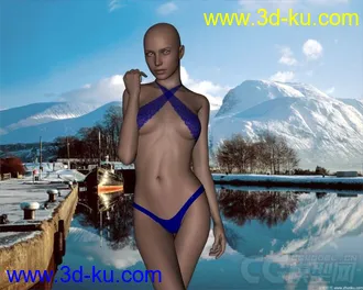 比基尼美女模型的图片