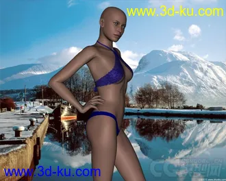 比基尼美女模型的图片