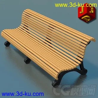 3D打印模型花园长凳、椅子的图片