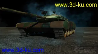 3D打印模型99坦克，原创的图片