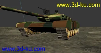 3D打印模型99坦克，原创的图片