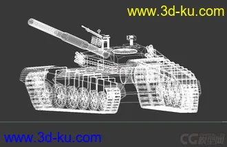 3D打印模型99坦克，原创的图片