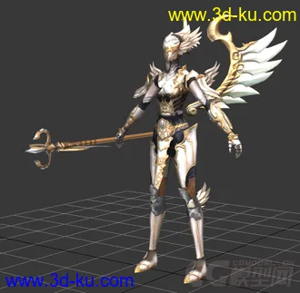 3D打印模型女战士的图片