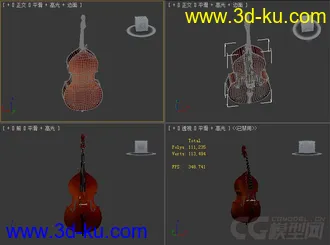 低音提琴模型的图片