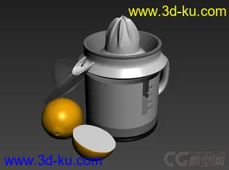 电饭煲 柠檬高精度写实模型的图片