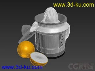 电饭煲 柠檬高精度写实模型的图片