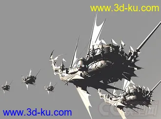 飞空艇 飞船模型下载的图片