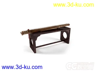 古筝模型琴模型的图片
