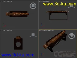 古筝模型琴模型的图片