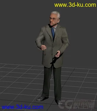 3D打印模型外国老头的图片