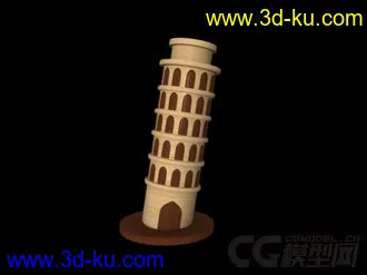 3D打印模型比萨斜塔的图片