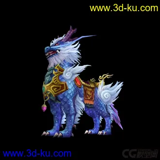 麒麟  游戏模型  无绑定的图片