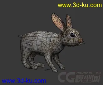 3D打印模型兔子的图片