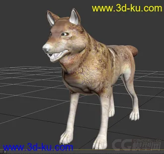 3D打印模型狼的图片