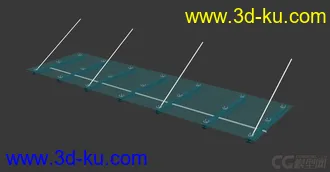 3D打印模型超常用 玻璃 雨棚 精细的图片