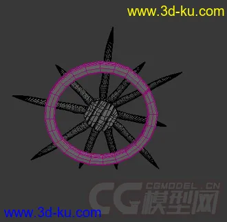 3D打印模型车轮高模车轮子的图片