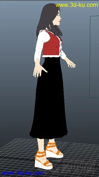 3D打印模型美女佳人的图片