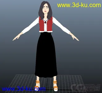3D打印模型美女佳人的图片