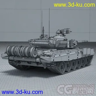 影视级坦克模型-T90的图片