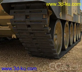 影视级坦克模型-T90的图片
