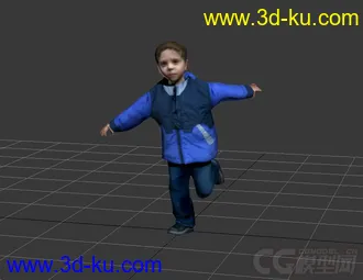 3D打印模型小男孩的图片