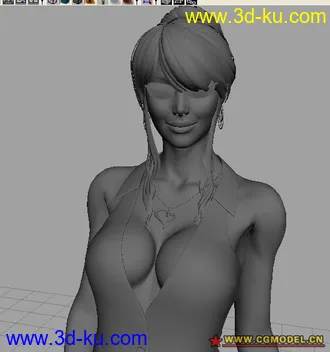 3D打印模型职业女性（精模）的图片