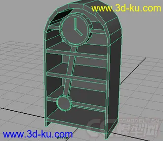 3D打印模型书柜  卡通的图片