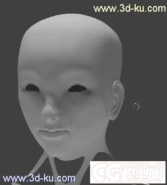 3D打印模型人体头部试手的图片
