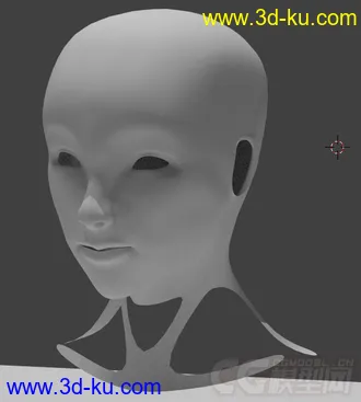 3D打印模型人体头部试手的图片