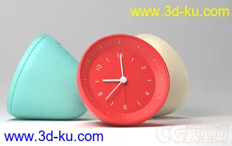 现代风格闹钟模型的图片