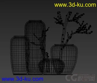 单体陈设摆件模型的图片