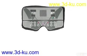 健身器材3D模型的图片