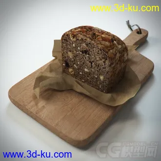食物面包模型的图片