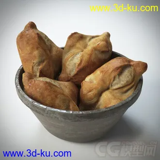 食物面包模型的图片