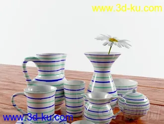 3D打印模型装饰摆饰 桌面饰品 陶瓷制品的图片