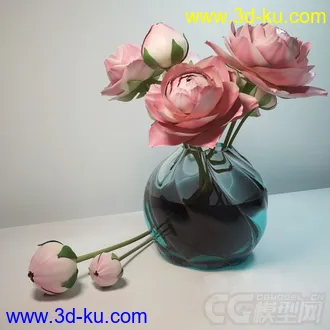 装饰摆饰 桌面饰品 荷花模型的图片