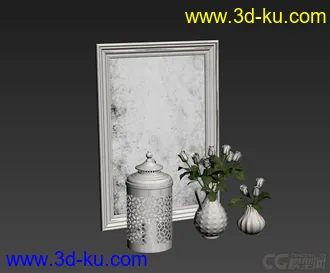装饰摆饰 桌面饰品 相框 花模型的图片