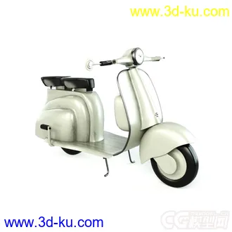 3D打印模型老式脚踩电动一体自行车的图片