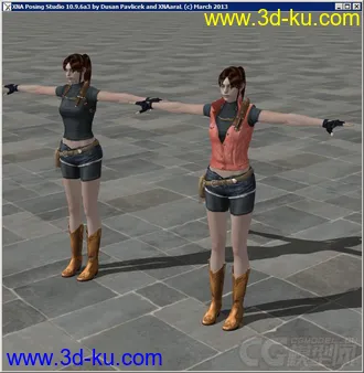 3D打印模型生化危机2女主角——克莱尔的图片