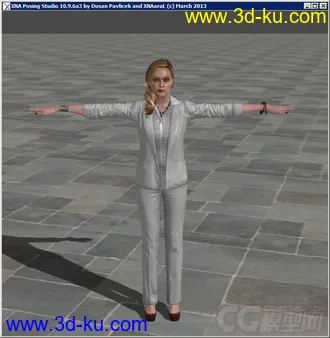 3D打印模型生化危机：启示录2女角色——亚丽克丝的图片