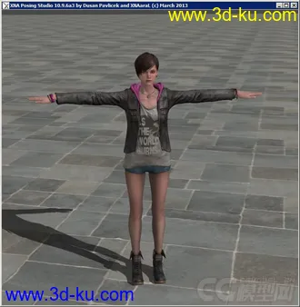 3D打印模型生化危机：启示录2女主角——莫依拉的图片