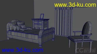 3D打印模型房间小场景的图片