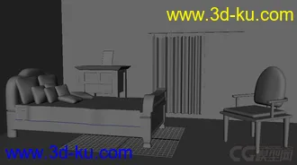 3D打印模型房间小场景的图片