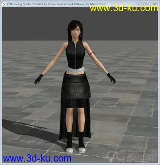 3D打印模型最终幻想7——蒂法1的图片