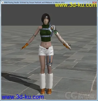 3D打印模型最终幻想7——尤菲2的图片