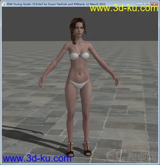 3D打印模型网游美女1的图片