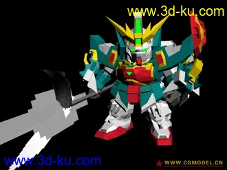 3D打印模型庆祝论坛重开，发新截出的sd能天使的图片